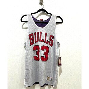 NWT Mens S Mitchell & Ness X HWC Scottie Pippen Bulls/All Star Reversible Jersey